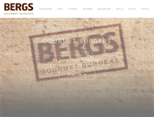 Tablet Screenshot of bergsburgers.com